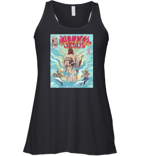 Deadpool And Wolverine Marvel Jesus 2024 Racerback Tank