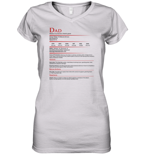 Dungeons Amp Dragons Dad Women039S V Neck T Shirt