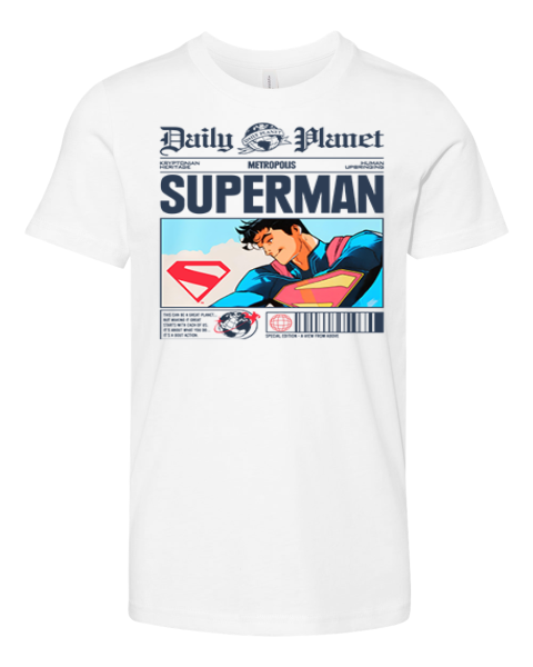 Daily Planet Superman Premium Youth T Shirt