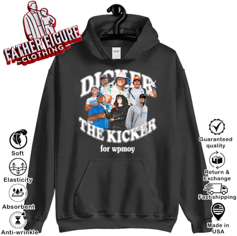Chargers Dicker The Kicker For Wpmoy Signature Hoodie