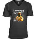 Chimpanzi Bananini Monkey Banana V Neck T Shirt