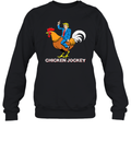 Chicken Jockey Funny Trump Sweatshirt