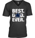 Dallas Cowboy Best Dad Ever 2024 V Neck T Shirt
