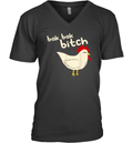 Bak Bak Bitch Typical Sound Chicken V Neck T Shirt