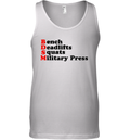Bdsm Bench Deadlifts Squats Military Press Tank Top