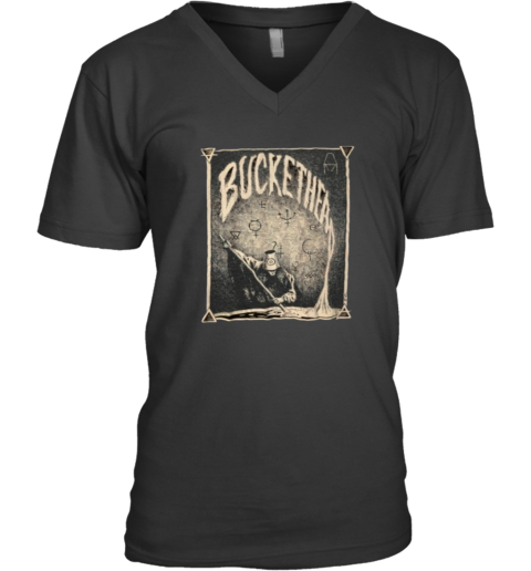 Cool Buckethead Merch V Neck T Shirt