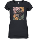 Boho Retro Christian Walking By Faith Tripping Constantly Women039S V Neck T Shirt