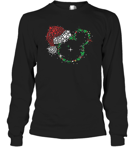 Disney Mickey Santa Christmas Long Sleeve T Shirt