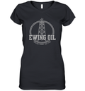 Ewing Oil Women039S V Neck T Shirt
