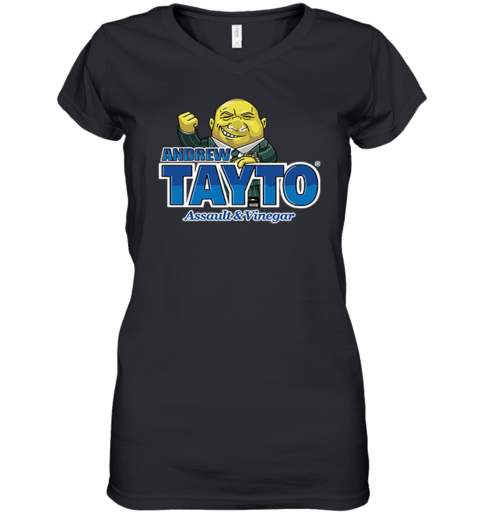 Conor Mcgregor Andrew Tayto Assault Amp Vinegar Women039S V Neck T Shirt