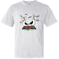 Dad Dad Dad Seagull Father Day Dyed Heavyweight T Shirt
