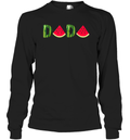 Dada Watermelon Funny Summer Fruit Long Sleeve T Shirt