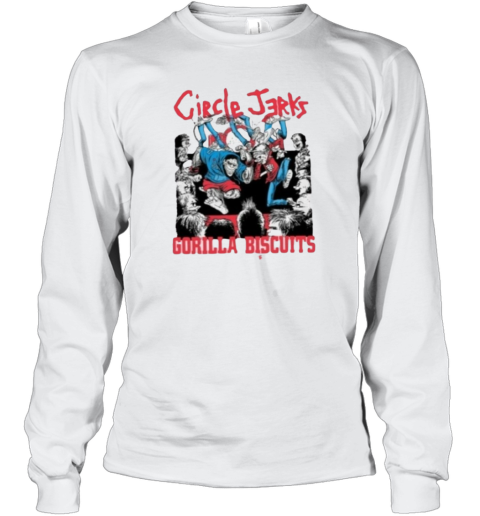 Circle Jerks With Gorilla Biscuits 2025 Long Sleeve T Shirt