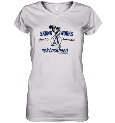 Buzz Ricksons Skunk Works Women039S V Neck T Shirt