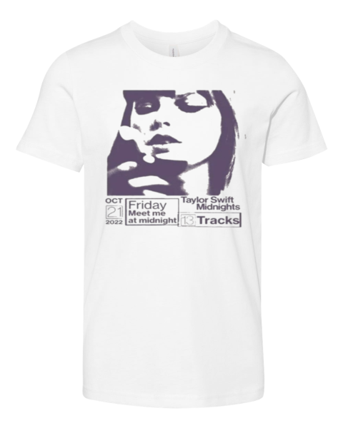 Asahi Treasure Wearing Taylor Swifts Midnights Premium Youth T Shirt