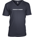 Authenticity Is Transient V Neck T Shirt