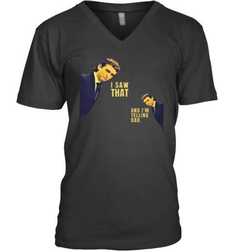 Barron Trump I Saw That And I039M Telling Dad V Neck T Shirt