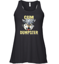 Cup Dumpster Wolf Meme Racerback Tank