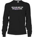 Creed Humphrey This Is My Shirt For The Bucs Game Long Sleeve T Shirt