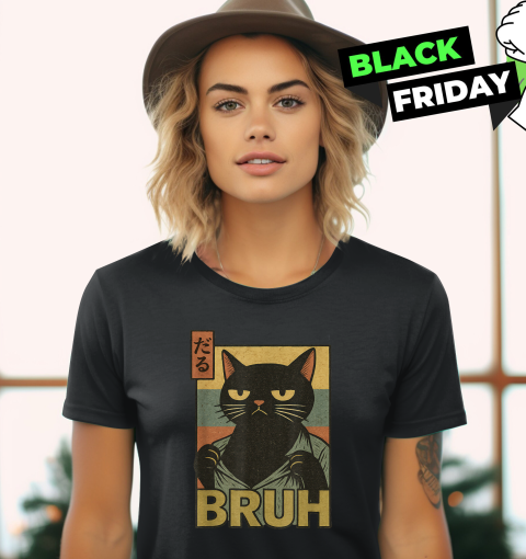 Cat Bruh Meme Japanese Anime Women039S T Shirt