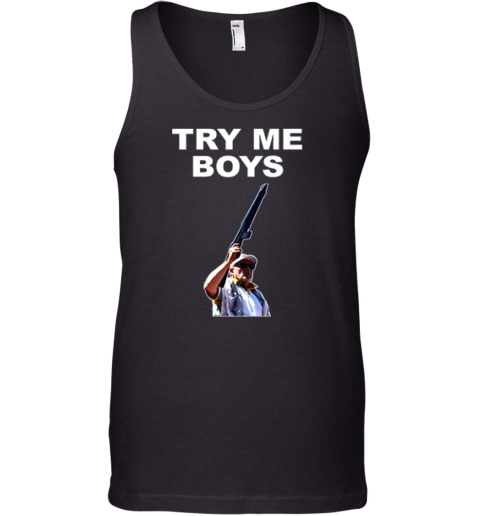 Carl Niehaus Try Me Boys Pro Gun Tank Top