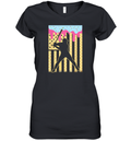 Baseball Ice Cream Drip Women039S V Neck T Shirt
