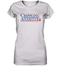 Crippling Anxiety 24 Women039S V Neck T Shirt