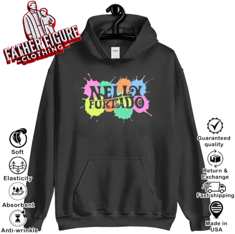 Drake Wearing Nelly Furtado Burn In The Spotlight Tour Hoodie