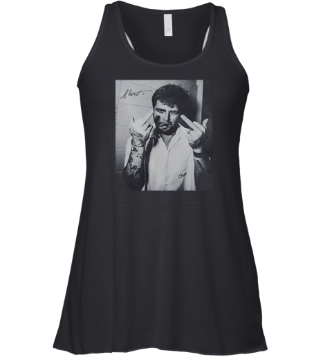 Alex Warren Face Middle Finger Tour 2025 Racerback Tank