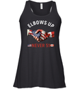 Canada Elbows Up Never 51 Racerback Tank