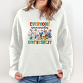 Everyone Communicates Differently Autism Awareness Sweatshirt