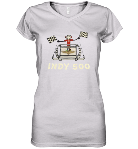 Aaron Likens Indy 500 Women039S V Neck T Shirt