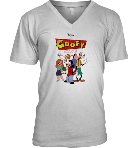 A Goofy Movie Characters V Neck T Shirt