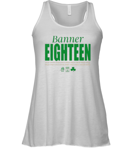 Boston Celtics Banner Eighteen 2024 Racerback Tank