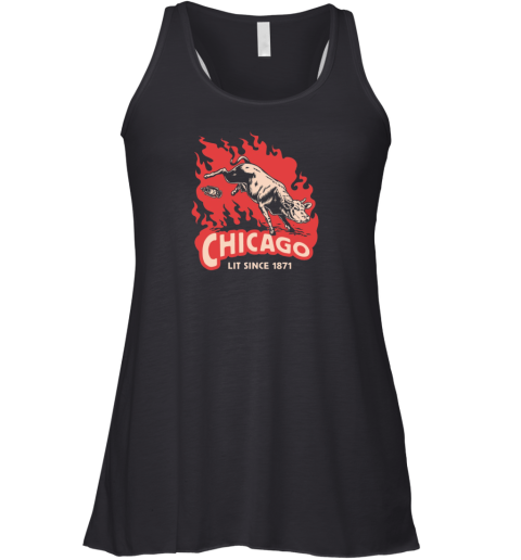 Chicago Lit Since 1871 Racerback Tank