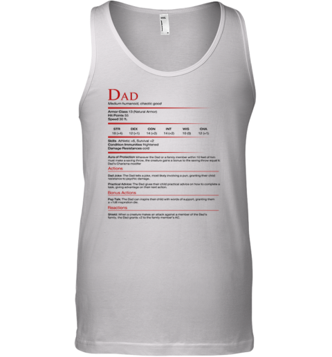 Dungeons Amp Dragons Dad Tank Top