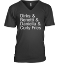 Dirks Amp Benetti Amp Daniella Amp Curly Fries V Neck T Shirt