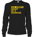 Ava Jones Heart Of A Warrior Long Sleeve T Shirt