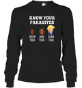 Bruce Springsteen Wearing Trump Know Your Parasites Long Sleeve T Shirt
