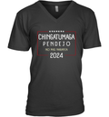 Chingatumaga Pendejo No Mas Naranja 2024 V Neck T Shirt