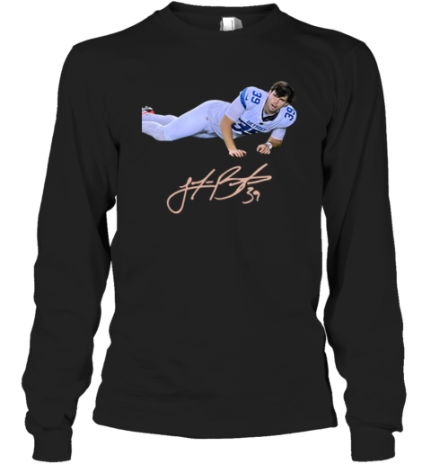 Detroit Lions Kicker Jake Bates Meme Long Sleeve T Shirt