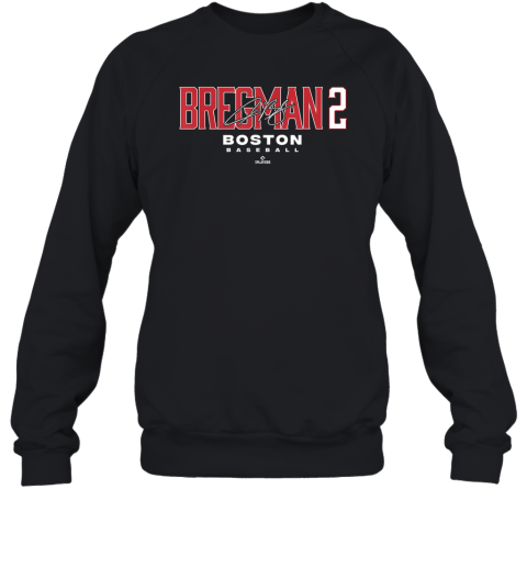 City Alex Bregman 2 Boston Baseball Mlbpa Sweatshirt
