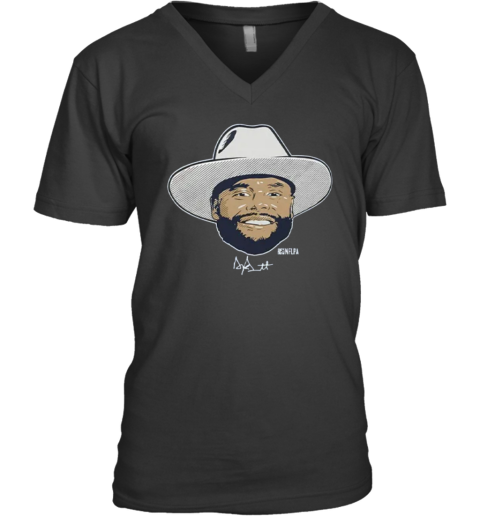 Dak Prescott Swag Head V Neck T Shirt