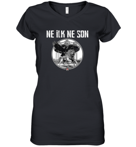 Besiktas Ne Ilk Ne Son Women039S V Neck T Shirt