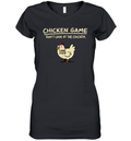 Chicken Game Don039T Look At The Chicken Women039S V Neck T Shirt