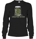 Crested River Cannabis Long Sleeve T Shirt
