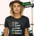 Eat Sleep Anime Gaming Repeat Kawaii Otaku Anime Manga Women039S T Shirt