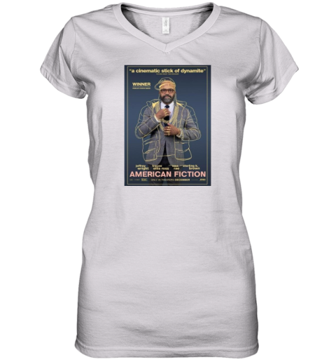 American Fiction Women039S V Neck T Shirt
