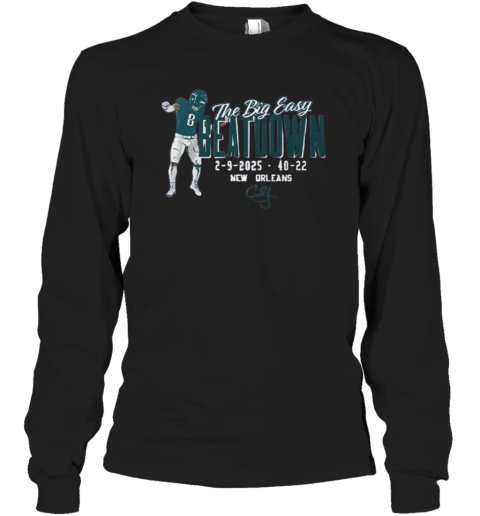 Cj Gardner Johnson The Big Easy Beatdown Long Sleeve T Shirt
