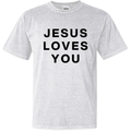 C J Stroud Jesus Loves You Dyed Heavyweight T Shirt